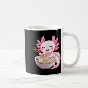 Mug Ramen d'axolotl d'anime kawaii