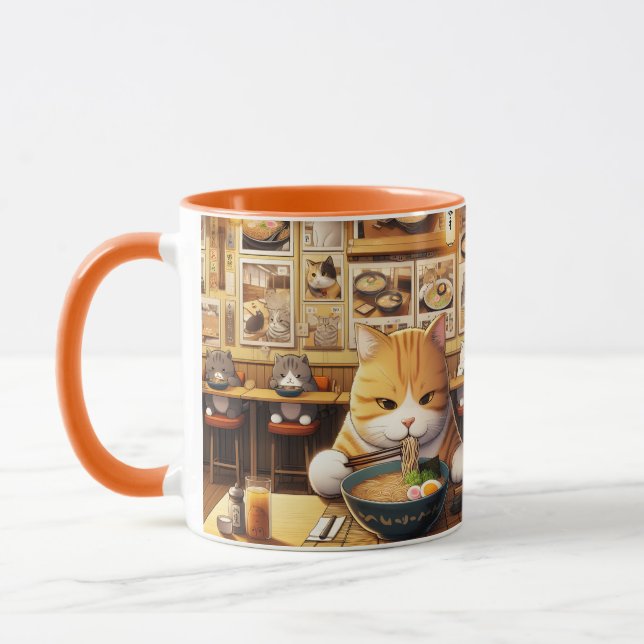 Mug Ramen pour manger des chats v1 (Gauche)
