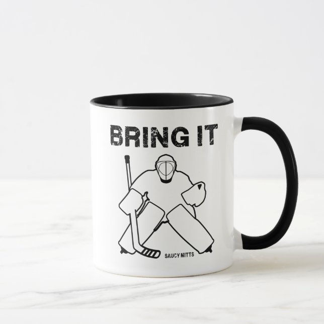 Mug Ramenez le gardien de hockey It (Droite)
