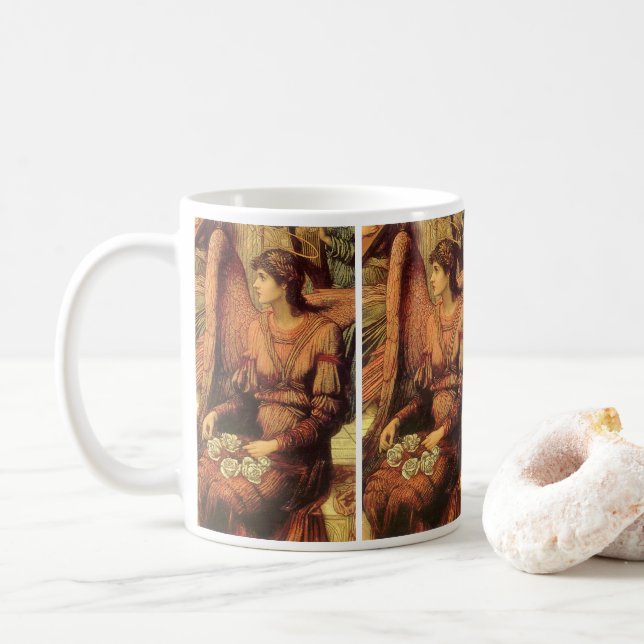 Mug Ramparts de la Maison de Dieu, Angel de John Strud (Avec donut)