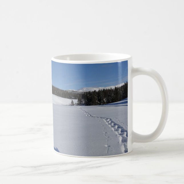 Mug Randonnée à neige dans le parc national Yellowston (Droite)