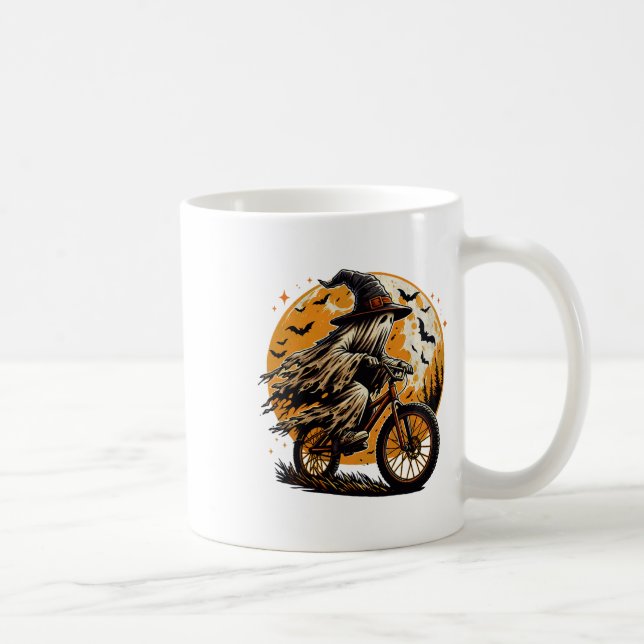 Mug Randonnée à vélo de Ghost Mountain Halloween Costu (Droite)