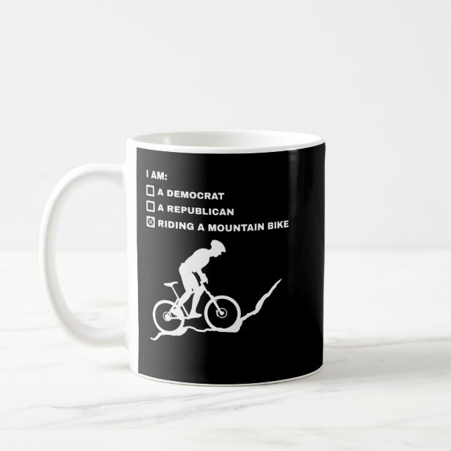 Mug Randonnée A VTT - Vélos D'Altitude B (Gauche)
