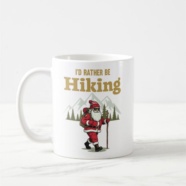 Mug Randonnée avec le Père Noël (Gauche)