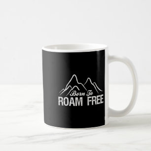 Mug Randonnée De Montagne Né À Roam Gratuit