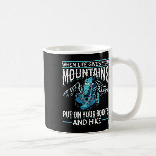 Mug Randonnée en montagne en plein air quand la vie vo