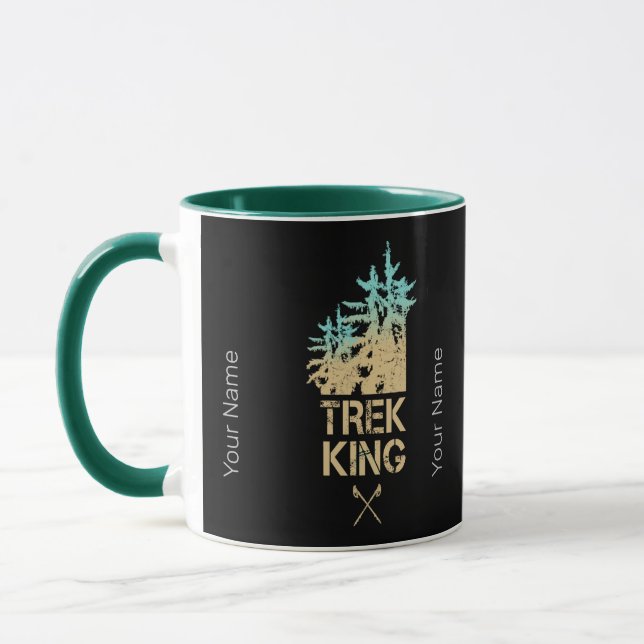 Mug Randonnée et Randonnée Design Extérieur Vintage de (Gauche)