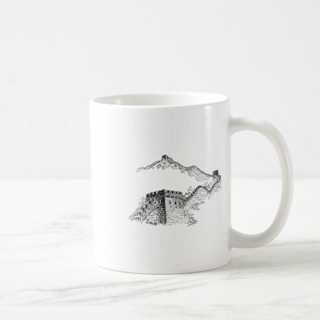 Mug Randonnée Grande Muraille Chine Explorer les plus  (Droite)