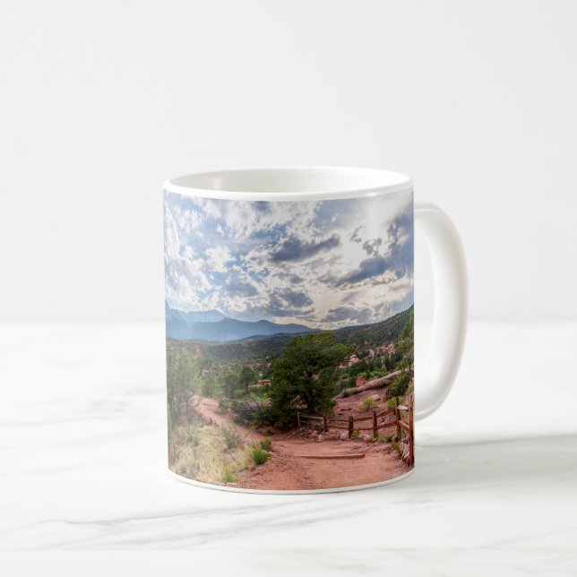 Mug Randonnée nocturne du pic Pikes Peak Colorado (Devant droit)