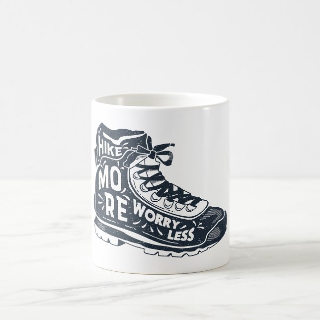 Mug Randonnée Plus Inquiète Moins (Créateur téléchargé)