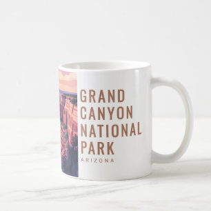 Mug Randonnée rétro Grand Canyon Parc National Arizona