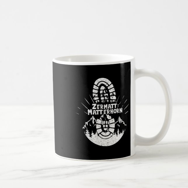 Mug Randonneur Zermatt-problemhorn Suisse Randonnée Va (Droite)