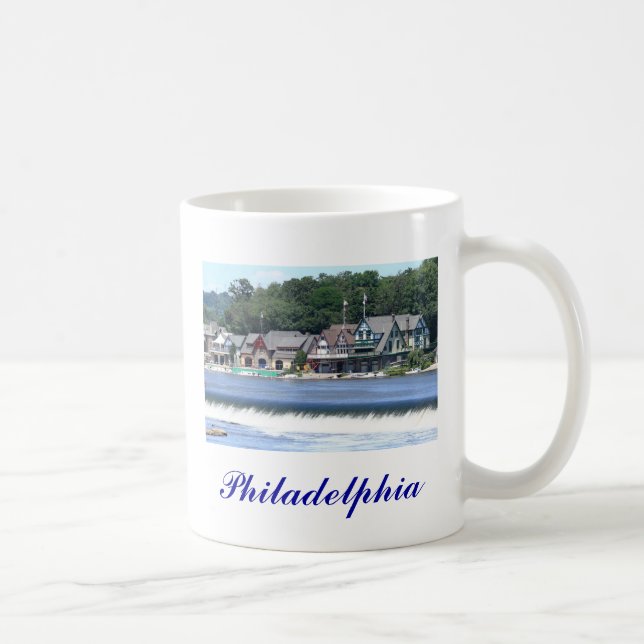 Mug Rangée 2 de Boathouse - Philadelphie (Droite)