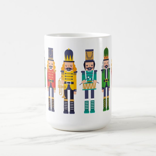 Mug Rangée Colorée de Casse-Noisettes Modernes (Centre)