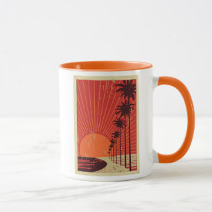 Mug Rangée de palmier