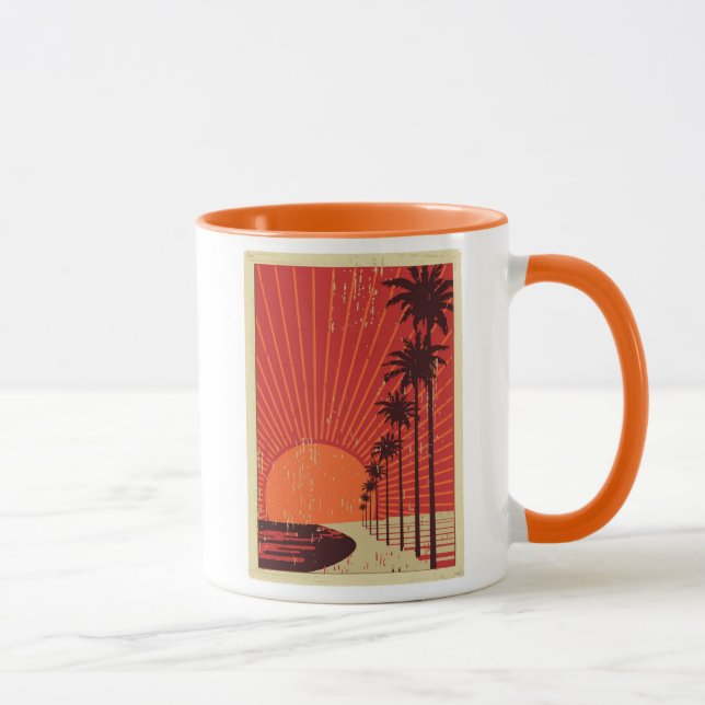 Mug Rangée de palmier (Droite)