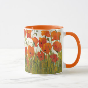 Mug Rangées de pavots I
