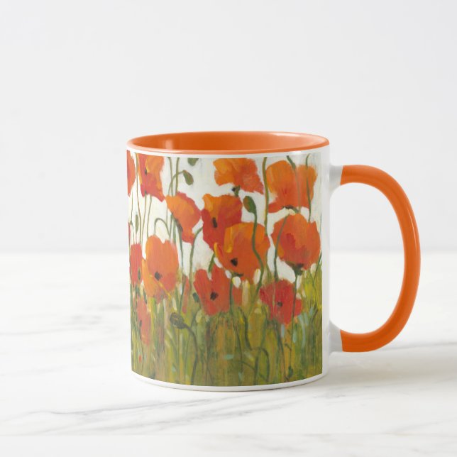 Mug Rangées de pavots I (Droite)