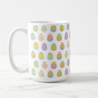 MUG RANGÉES D'ŒUFS DE PÂQUES COLORÉS