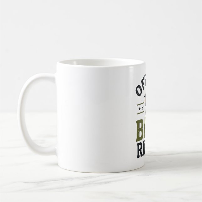 Mug Ranger de l'aboiement officiel Graphique vintage d (Gauche)