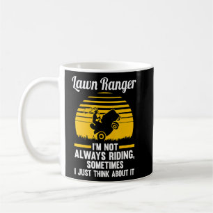 Mug ranger de pelouse Je ne monte pas toujours tondeus