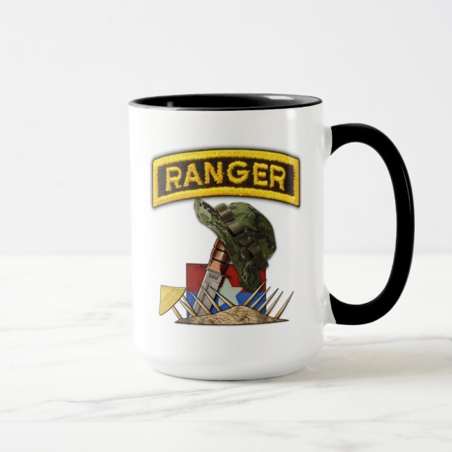 Mug Rangers aéroportés vétérans vétérans LRRP (Droite)