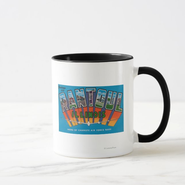 Mug Rantoul, Illinois - Scènes de grandes lettres (Droite)