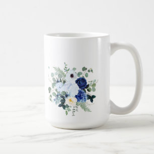 Mug Ranunculus Anemone Hydrangea Rose arrière - plan b