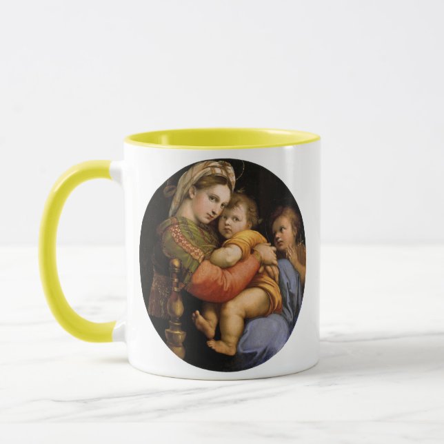 Mug Raphael , Madonna della seggiola (Gauche)