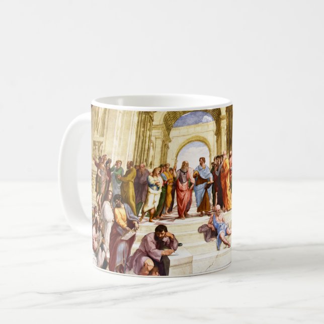 Mug Raphael, The School of Athens (1509) (Devant gauche)