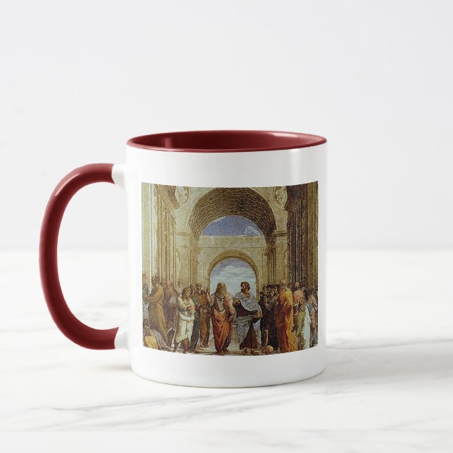 Mug Raphael's "The School of Athens" Détail vers 1511 (Gauche)