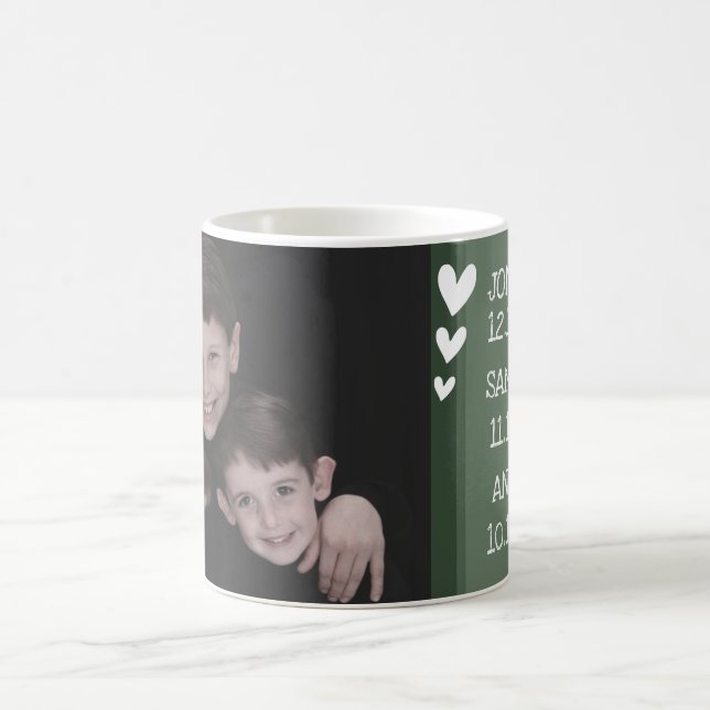 Mug Rappel d'anniversaire pour grand-parents Modèle ph (Centre)