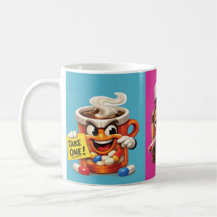 Mug Rappel de prise de pilule couleur