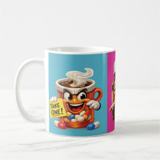 Mug Rappel de prise de pilule couleur