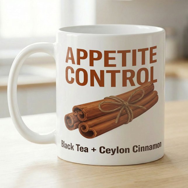 Mug Rappel de Thé à la Cannelle pour Contrôler l'Appét (Créateur téléchargé)