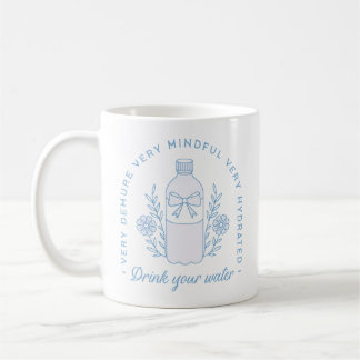 Mug Rappel d'eau potable rester hydratés citations mig