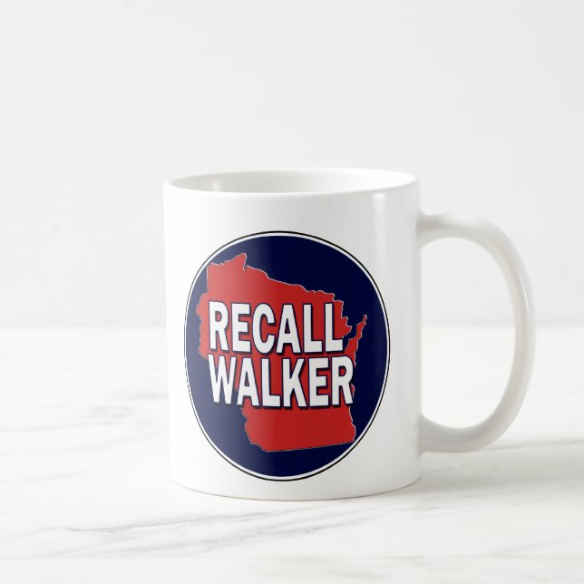 Mug Rappel du gouverneur Scott Walker (Droite)