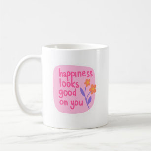 Mug Rappel simple et joyeux Joy Soft Pink Letting