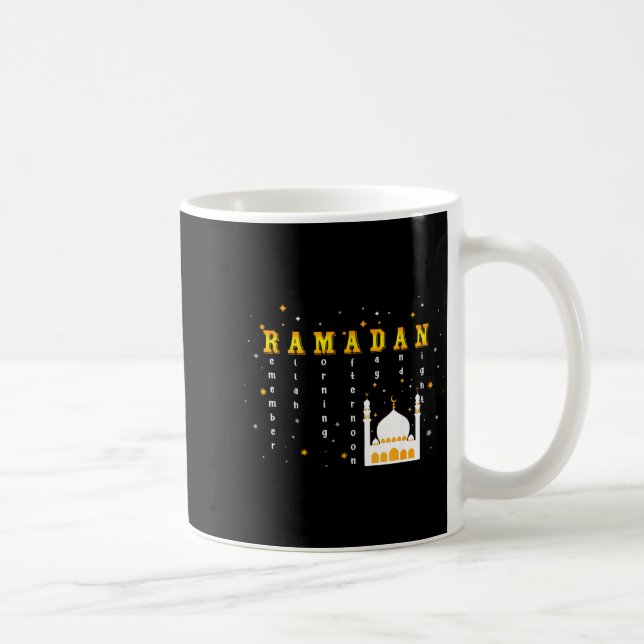 Mug Rappelez-vous Allah Ramadan Moubarak Kareem  (Droite)