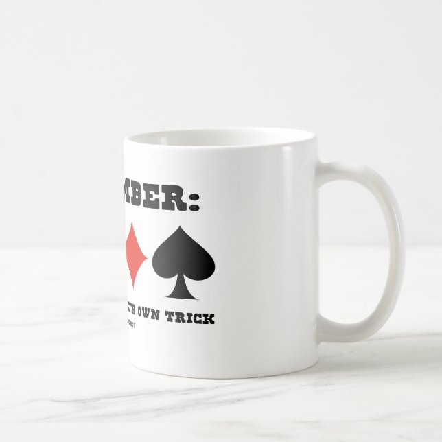 Mug Rappelez-vous : Pas trump votre propre tour (Droite)