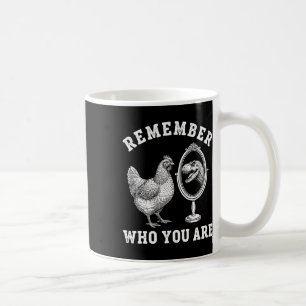 Mug Rappelle-toi qui tu es - Poulet et dinosaure Trex