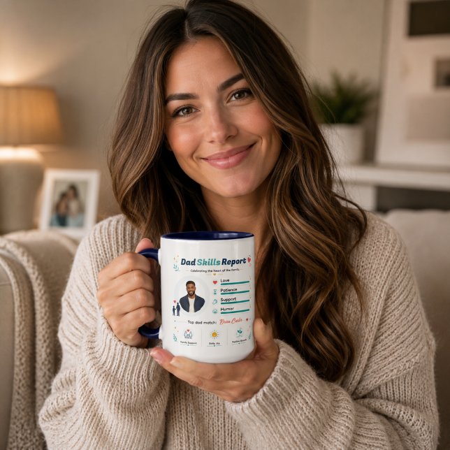 Mug Rapport de Compétences Papa Meilleure Appréciation (Dad Skills Report Best Father Appreciation Mug
)