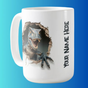 Mug Raptor Dinosaur Jurassique Personnalisé
