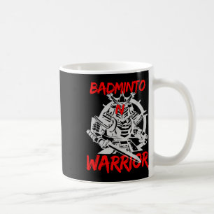 Mug Raquette de guerrier de badminton Jeu de sport de