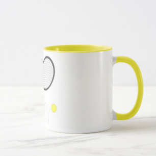Mug Raquette et boule de tennis