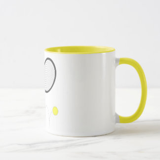 Mug Raquette et boule de tennis