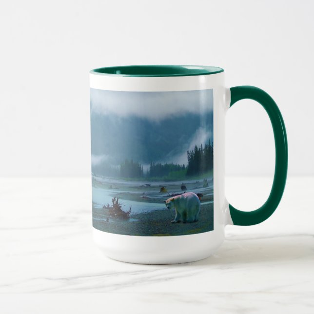 Mug Rare Spirit Bear et Misty BC River (Droite)