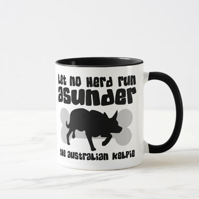 Mug Rassemblement australien de Kelpie (Droite)