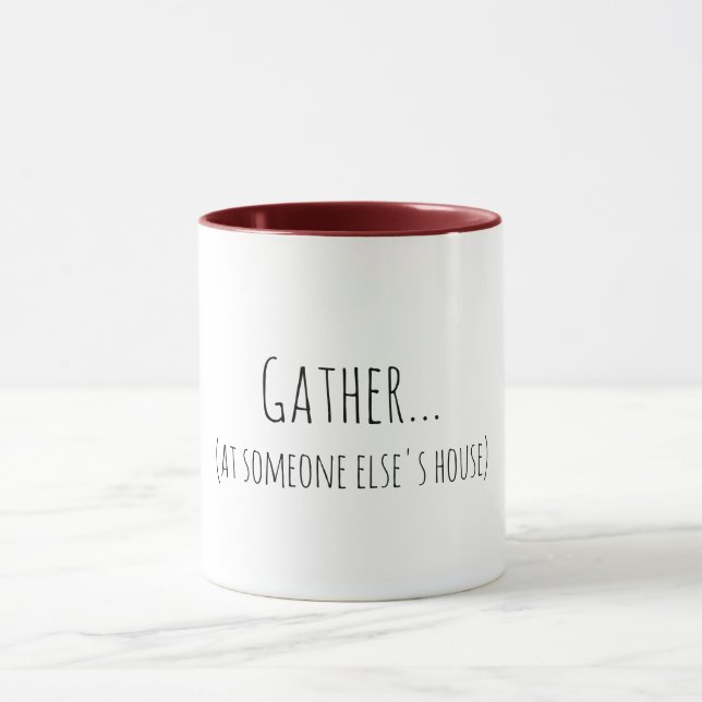 Mug Rassembler de la pâte à café (Centre)