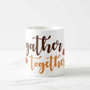 Mug Rassemblez les couleurs d'automne de Thanksgiving